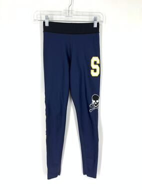 Ultracor x Soulcycle Legging Women's Sz XS Pull On Active Pants Blue Compression